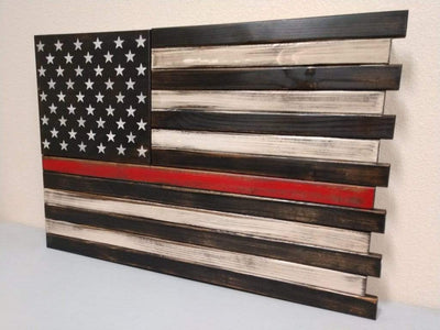 Liberty Home Large American Flag Gun Concealment Case With 2 Compartments Armadillo Safe and Vault