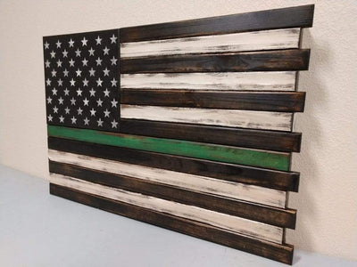 Liberty Home Large American Flag Gun Concealment Case With 2 Compartments Armadillo Safe and Vault