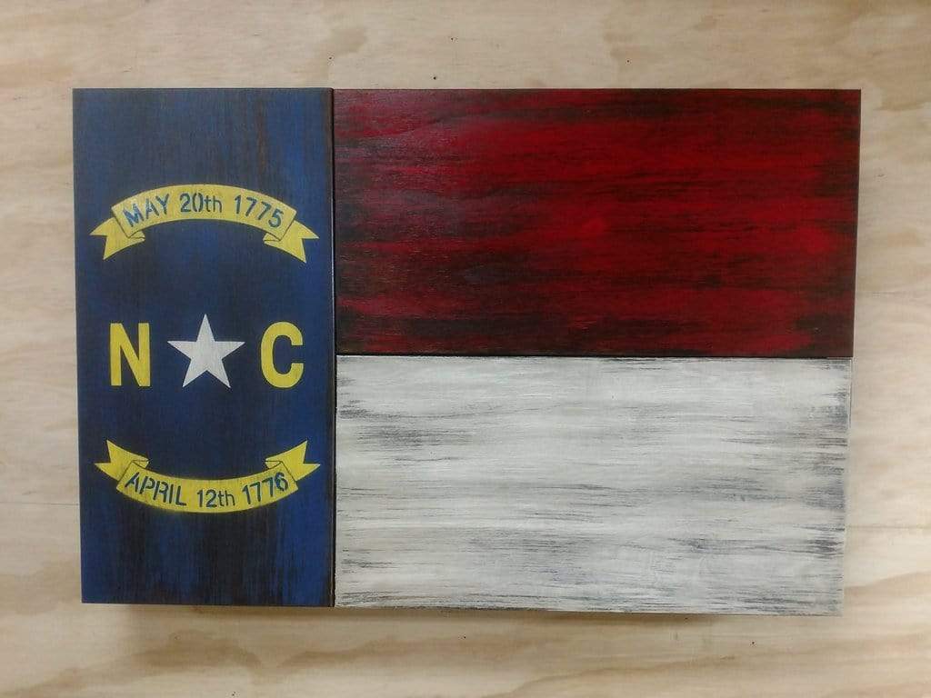 Liberty Home Large State & Specialty Wooden Concealment Flag Gun Case Armadillo Safe and Vault