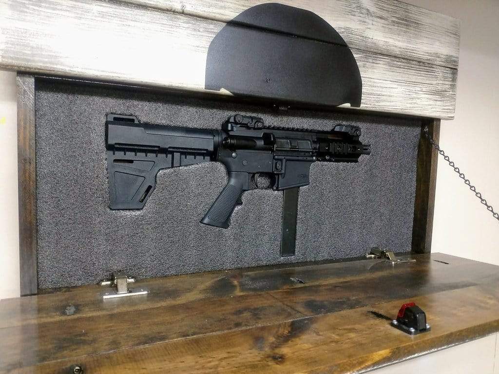 Liberty Home Punisher Hidden Gun Storage Sign Armadillo Safe and Vault
