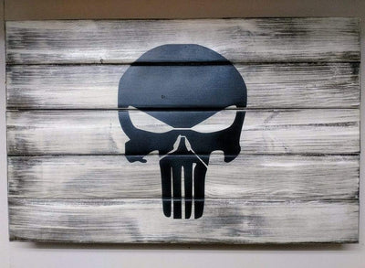 Liberty Home Punisher Hidden Gun Storage Sign Armadillo Safe and Vault