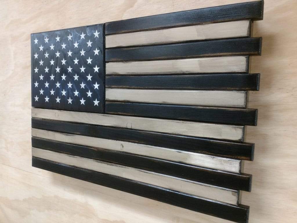 Liberty Home Small American Flag Gun Concealment Case with 2 Compartments Armadillo Safe and Vault