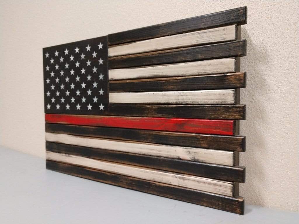 Liberty Home Small American Flag Gun Concealment Case with 2 Compartments Armadillo Safe and Vault