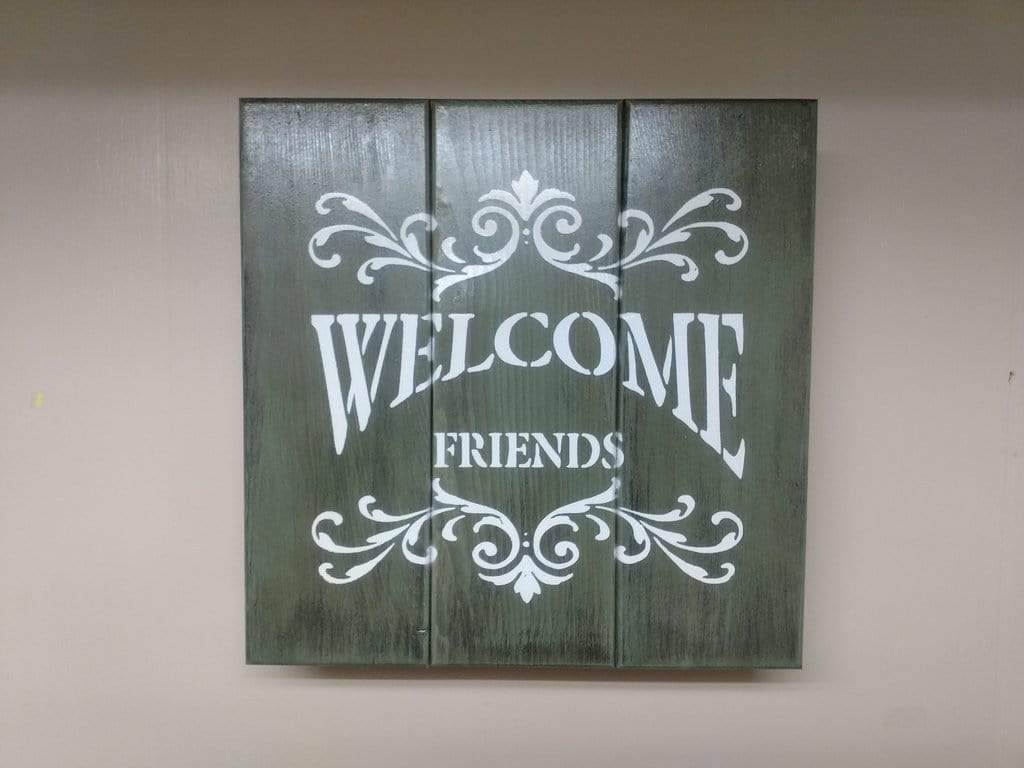 Liberty Home Welcome Friends Wall Art Box Armadillo Safe and Vault