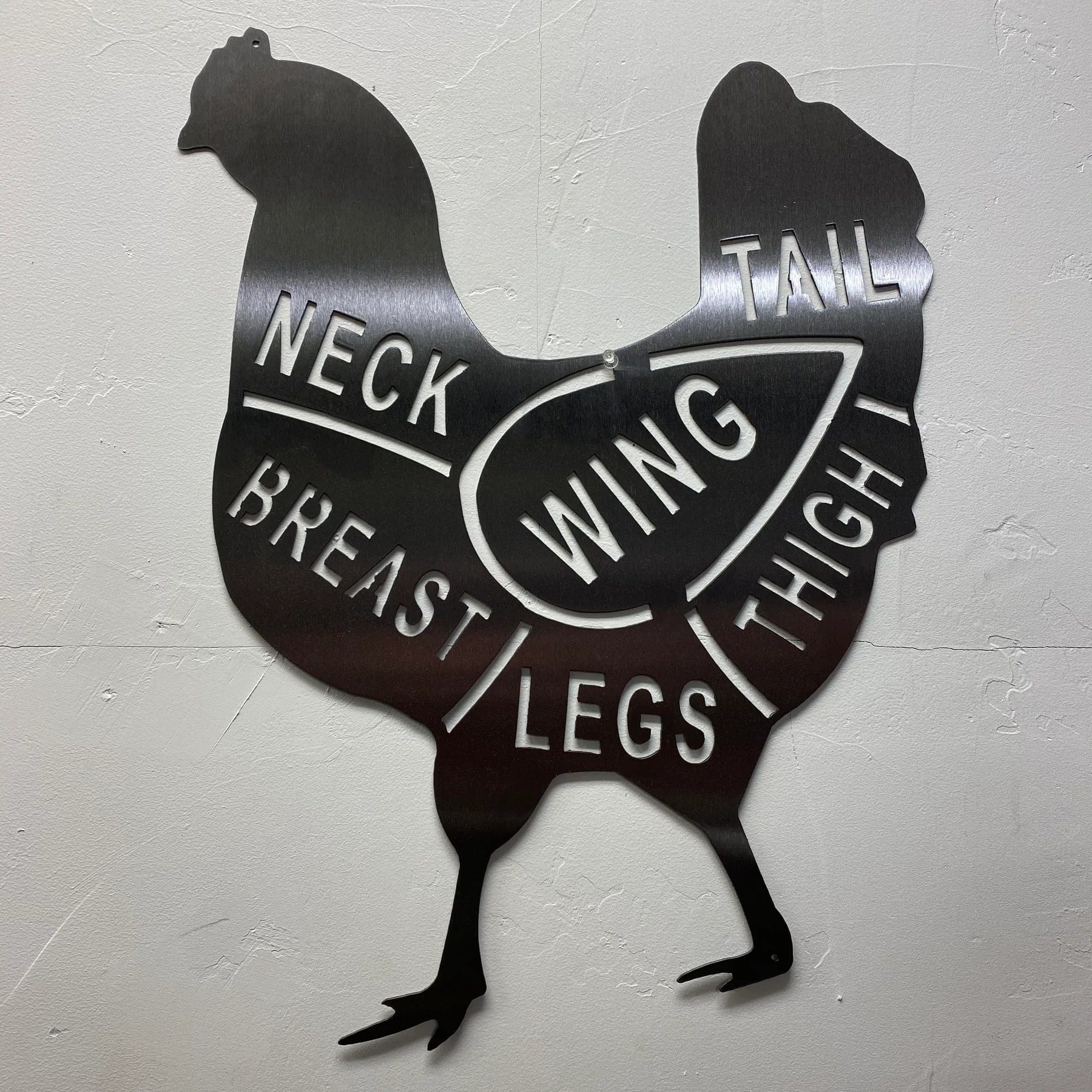 Metal Art of Wisconsin Chicken from the Butcher Armadillo Safe and Vault