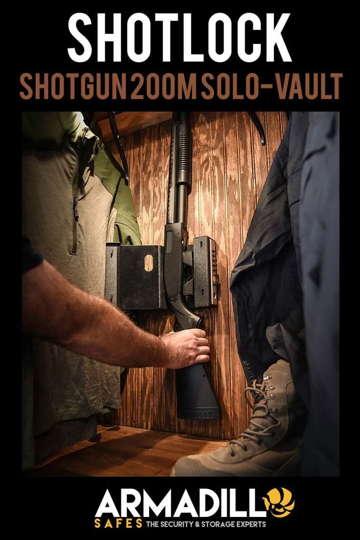 ShotLock Shotgun 200M Solo-Vault Armadillo Safe and Vault