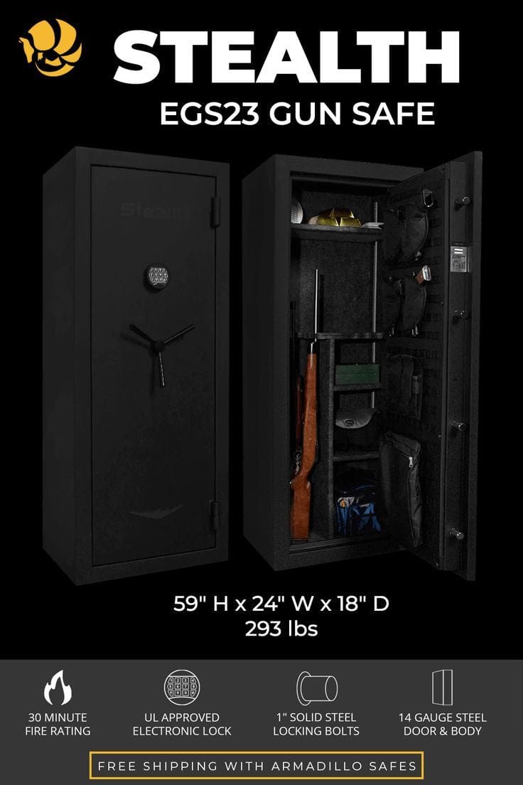 Stealth EGS23 Essential Gun Safe Armadillo Safe and Vault