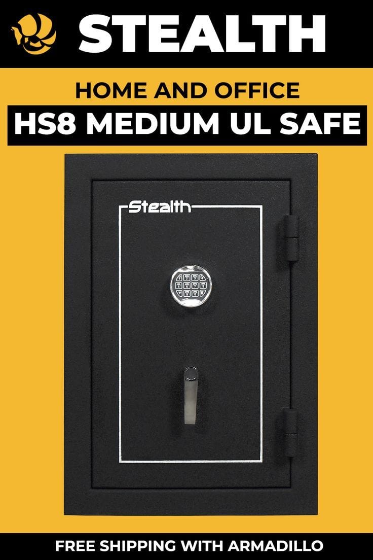 Stealth HS8 UL Home and Office Safe Armadillo Safe and Vault