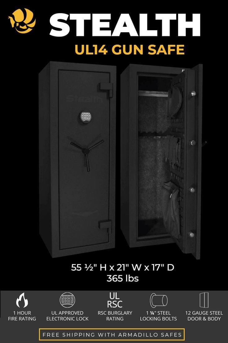 Stealth UL14 Gun Safe Armadillo Safe and Vault