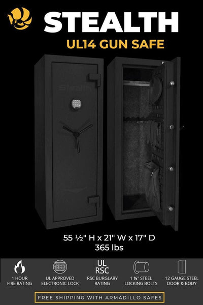 Stealth UL14 Gun Safe Armadillo Safe and Vault