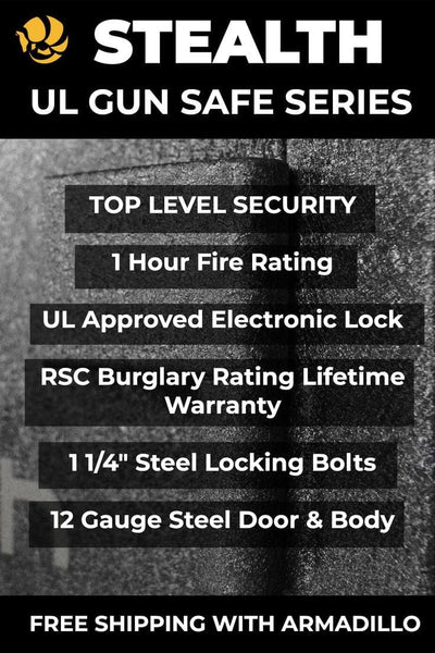 Stealth UL14 Gun Safe Armadillo Safe and Vault
