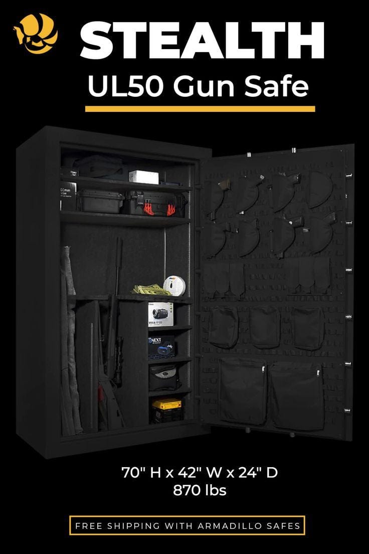 Stealth UL50 Gun Safe Armadillo Safe and Vault