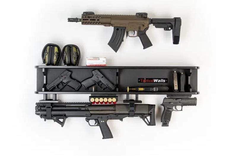 Tactical Walls ModWall Dual Shelf Package Armadillo Safe and Vault