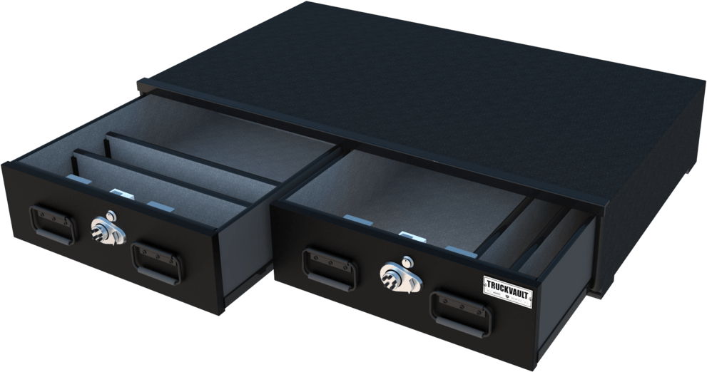 TruckVault Ford F-150 (2017-2020) 2 Drawers Armadillo Safe and Vault