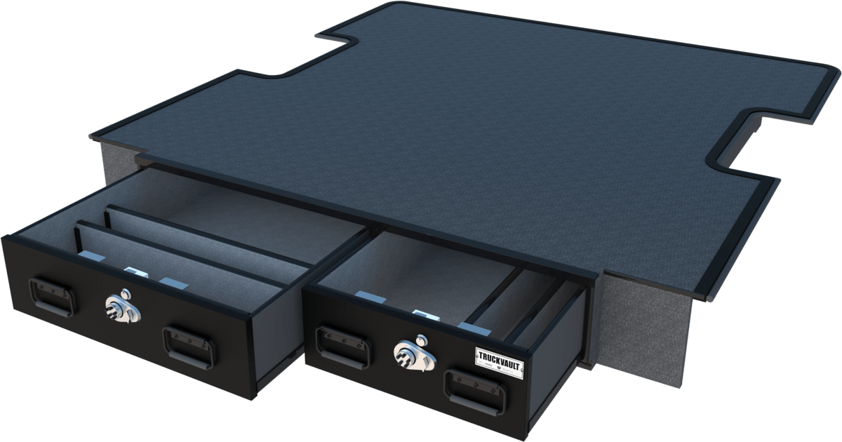 TruckVault Ford F-250/350 (2017-2020) 2 Drawers Armadillo Safe and Vault