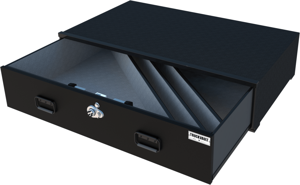 TruckVault Lincoln Navigator (2018-Current) 1 Drawer Armadillo Safe and Vault