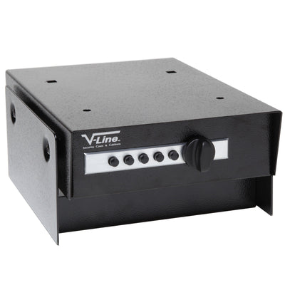 V-Line 2597-S BLK Desk Mate Handgun Safe Armadillo Safe and Vault