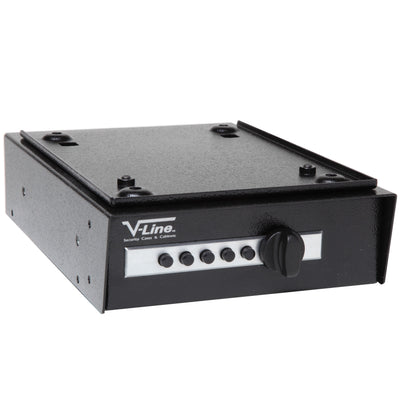 V-Line 2597-S BLK Desk Mate Handgun Safe Armadillo Safe and Vault