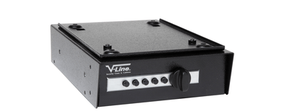 V-Line 2597-S BLK Desk Mate Handgun Safe Armadillo Safe and Vault