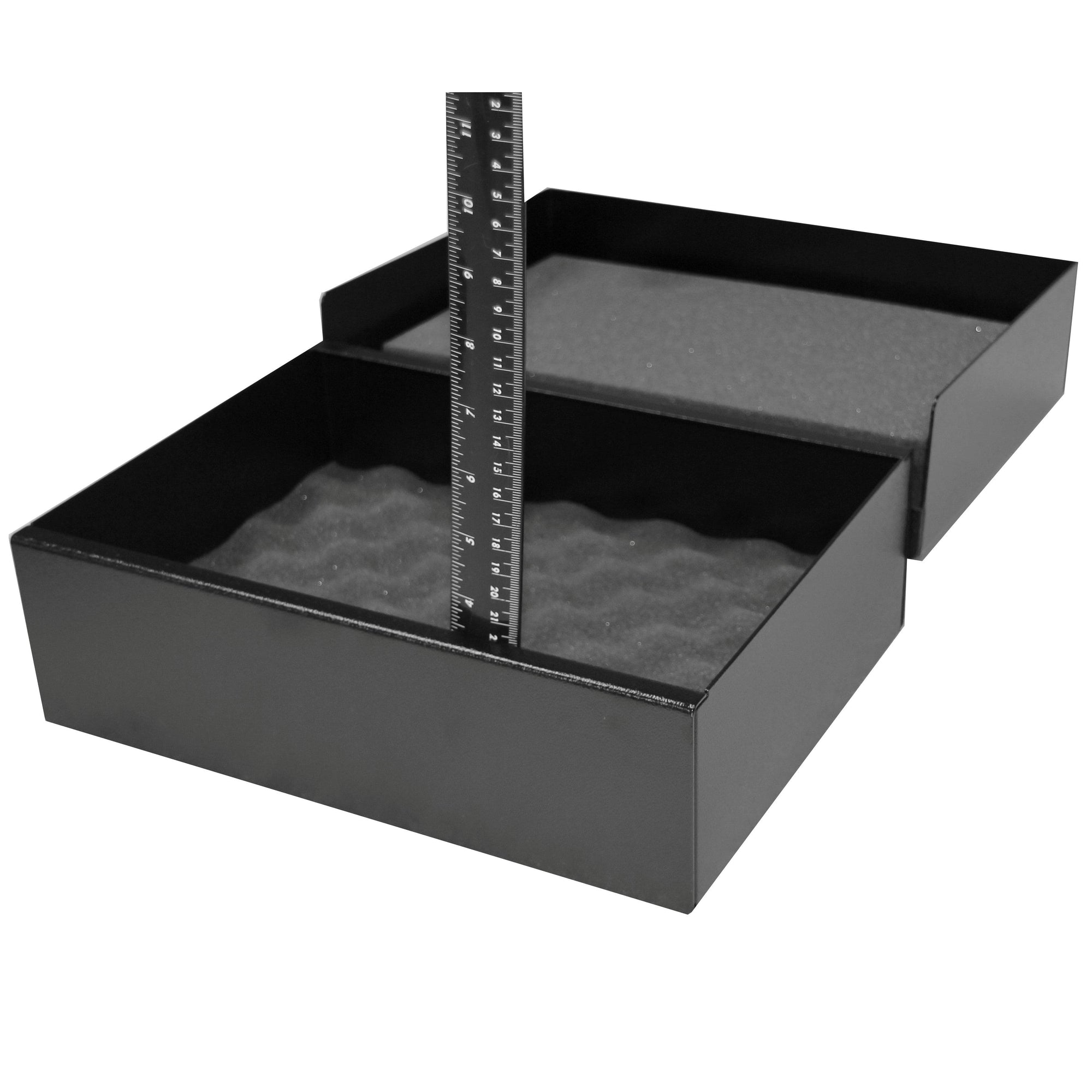 V-Line 2912-TD3.5 Top Draw XL Large Capacity Pistol Case with Handle Armadillo Safe and Vault