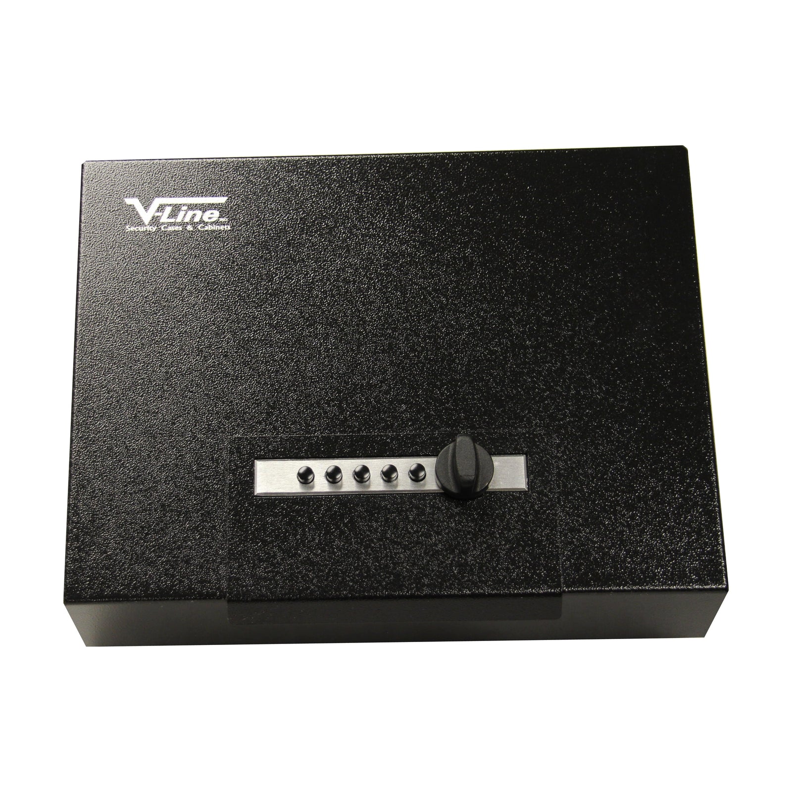 V-Line 2912-TD3.5 Top Draw XL Large Capacity Pistol Case with Handle Armadillo Safe and Vault