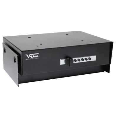 V-Line 3912-S BLK Hide-Away Large Capacity Handgun Safe Armadillo Safe and Vault
