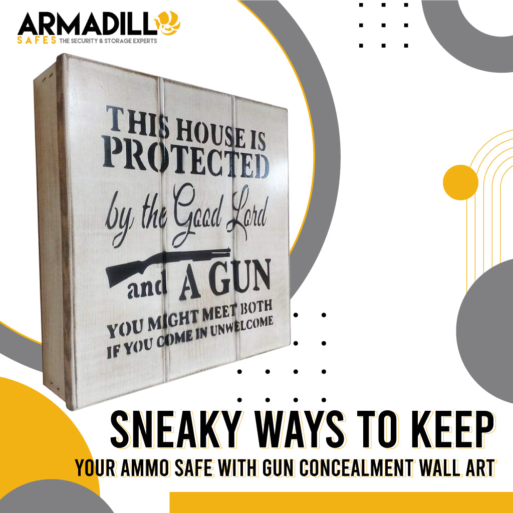 Sneaky Ways To Keep Your Ammo Safe With Gun Concealment Wall Art