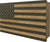 American Flag Decorative & Secure Wall-Mounted Gun Cabinet (Gray) Armadillo Safe and Vault