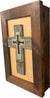 Blessed Beyond Measure Cross Decorative Wall-Mounted Secure Gun Cabinet Armadillo Safe and Vault