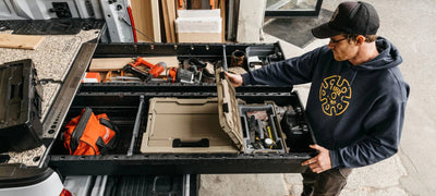 Decked GMC Sierra or Silverado (2007*-2018) Drawer System Armadillo Safe and Vault