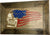 Decorative and Secure Gun Cabinet with Skull & American Flag Design Armadillo Safe and Vault