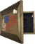 Decorative and Secure Gun Cabinet with Skull & American Flag Design Armadillo Safe and Vault