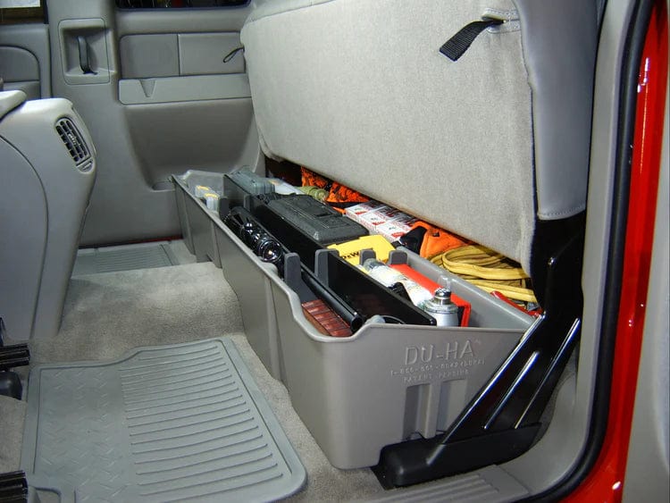 DÜHA 1999-2007 Chevy Silverado/GMC Sierra 1500/2500/3500 Extended Cab (Classic) Under Seat Storage Armadillo Safe and Vault