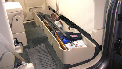 DÜHA 2007-2013 Chevy Silverado/GMC Sierra Extended Cab Under Seat Storage Armadillo Safe and Vault