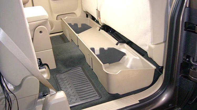 DÜHA 2007-2013 Chevy Silverado/GMC Sierra Extended Cab Under Seat Storage Armadillo Safe and Vault