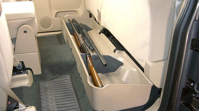 DÜHA 2007-2013 Chevy Silverado/GMC Sierra Extended Cab Under Seat Storage Armadillo Safe and Vault