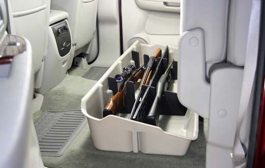 DÜHA 2007-2013 Chevy Silverado/GMC Sierra Light Duty Crew Cab Under Seat Storage Armadillo Safe and Vault