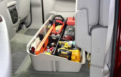 DÜHA 2007-2013 Chevy Silverado/GMC Sierra Light Duty Crew Cab Under Seat Storage Armadillo Safe and Vault