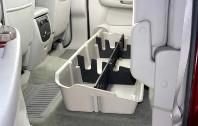 DÜHA 2007-2013 Chevy Silverado/GMC Sierra Light Duty Crew Cab Under Seat Storage Armadillo Safe and Vault