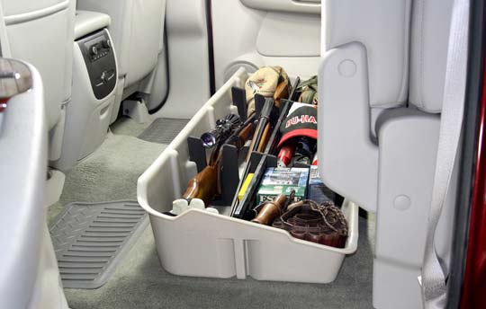 DÜHA 2007-2013 Chevy Silverado/GMC Sierra Light Duty Crew Cab Under Seat Storage Armadillo Safe and Vault