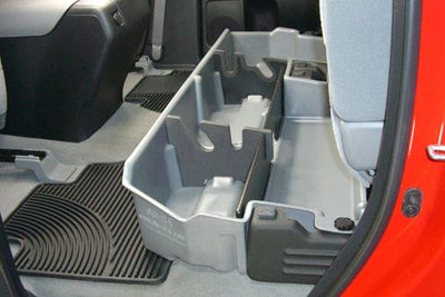 DÜHA 2007-2021 Toyota Tundra Double Cab without Factory Subwoofer Under Seat Storage Armadillo Safe and Vault