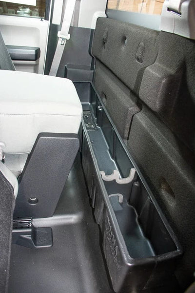 DÜHA 2017-2024 Ford F250-F550 Super Duty Regular Cab Behind-the-Seat Storage Armadillo Safe and Vault