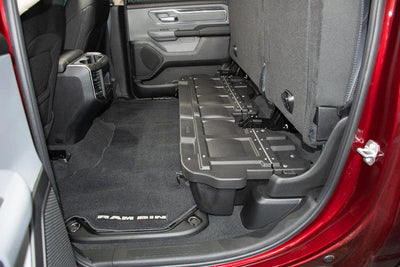 DÜHA 2019-2025 RAM 1500 Crew Cab (New Body Style) Under Seat Lockbox Storage Armadillo Safe and Vault