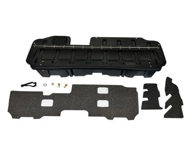 DÜHA 2020-2025 Chevy Silverado/GMC Sierra Heavy Duty Crew Cab (New Body Style) Under Seat Lockbox Storage Armadillo Safe and Vault