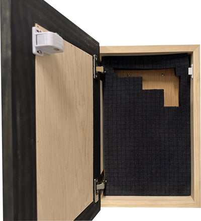Hidden Gun Storage Tree Roots Silhouette Concealment Shelf Armadillo Safe and Vault