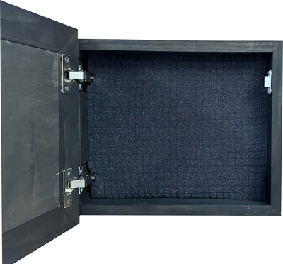 Judged by 12 Hidden Gun Cabinet - Recessed In Wall or Mount On The Wall Armadillo Safe and Vault