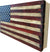 Large American Flag Hidden Gun Storage Cabinet (Red and Blue) Armadillo Safe and Vault