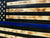 Large Blue Line American Flag Hidden Gun Storage Cabinet (Blue Line) Armadillo Safe and Vault