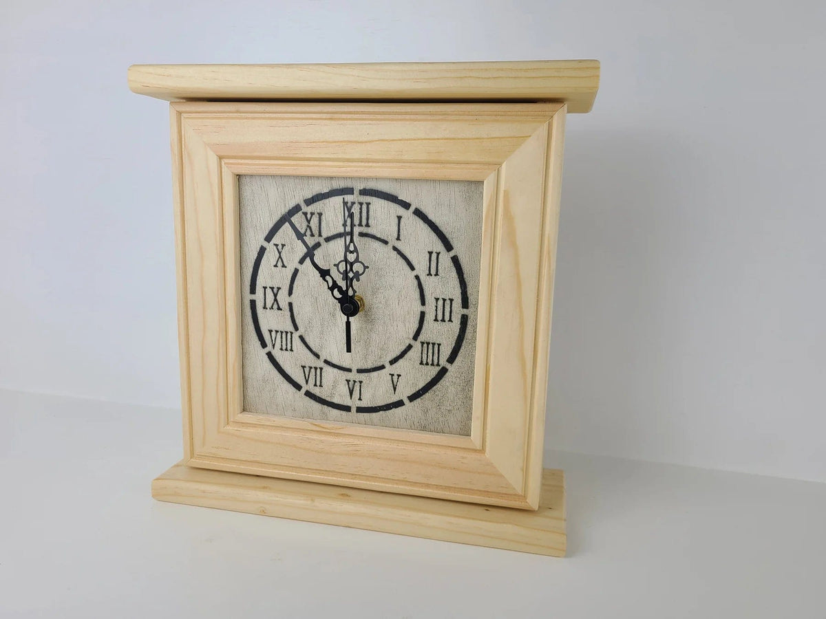 Liberty Home "Peacemaker” Wooden Gun Concealment Clock Armadillo Safe and Vault