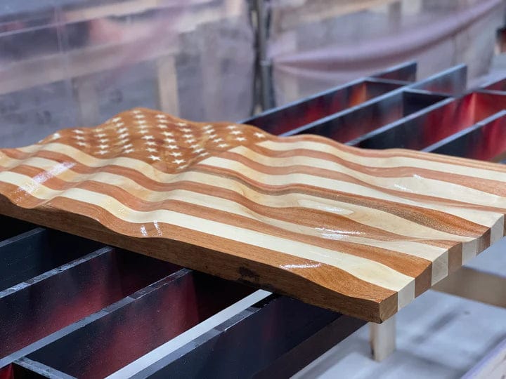 Metal Art of Wisconsin BUTCHER BLOCK Cherry & Maple / Maple Stars Armadillo Safe and Vault